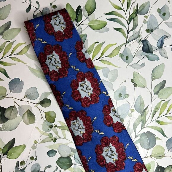 Grateful Dead Jerry Garcia’s Spanish Lady Collector's Edition Silk Tie - Picture 2 of 7